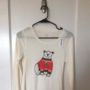 NWT Old Navy Christmas Polar Bear Thermal
